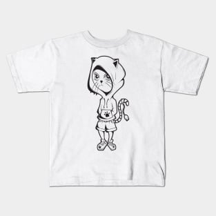 Cat Hoody Kids T-Shirt